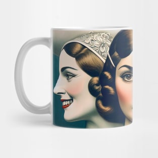 Girl undecided between good and evil, after all, am I good or am I bad? Mug